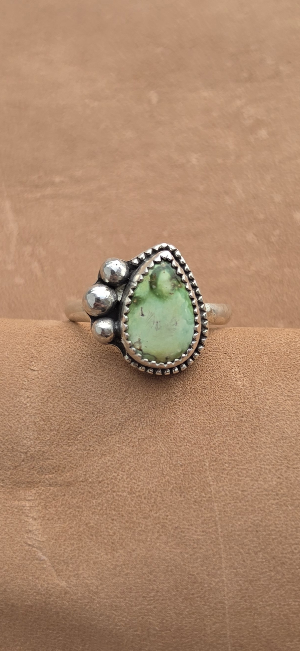 Green Sonoran Turquoise Ring