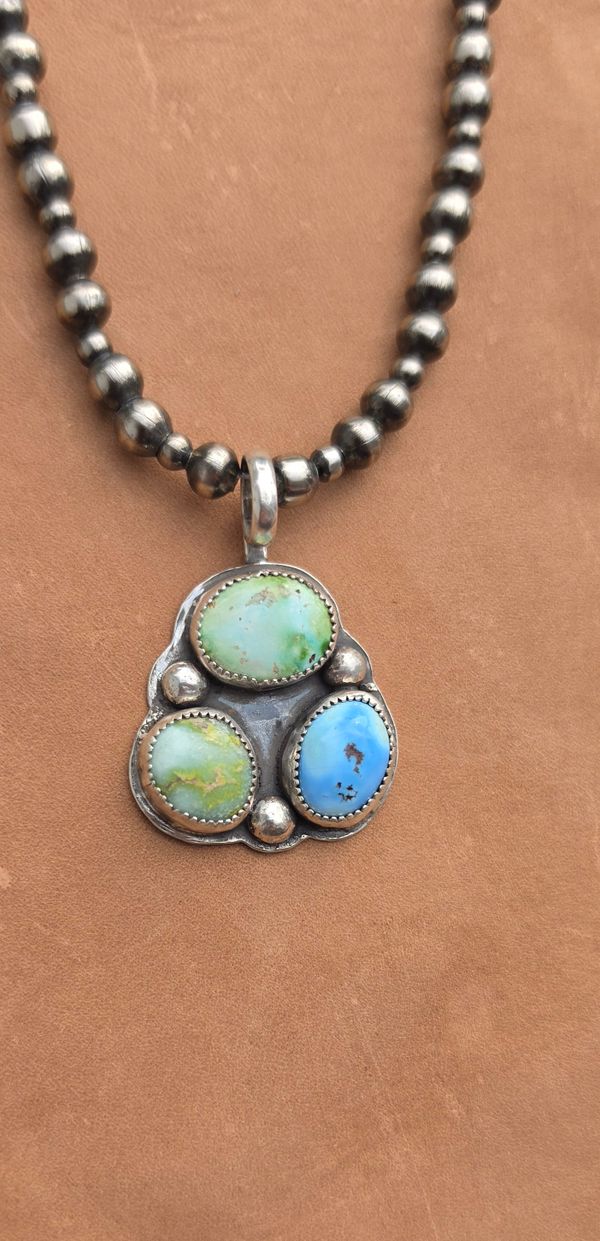 Three mixed Stone Pendent