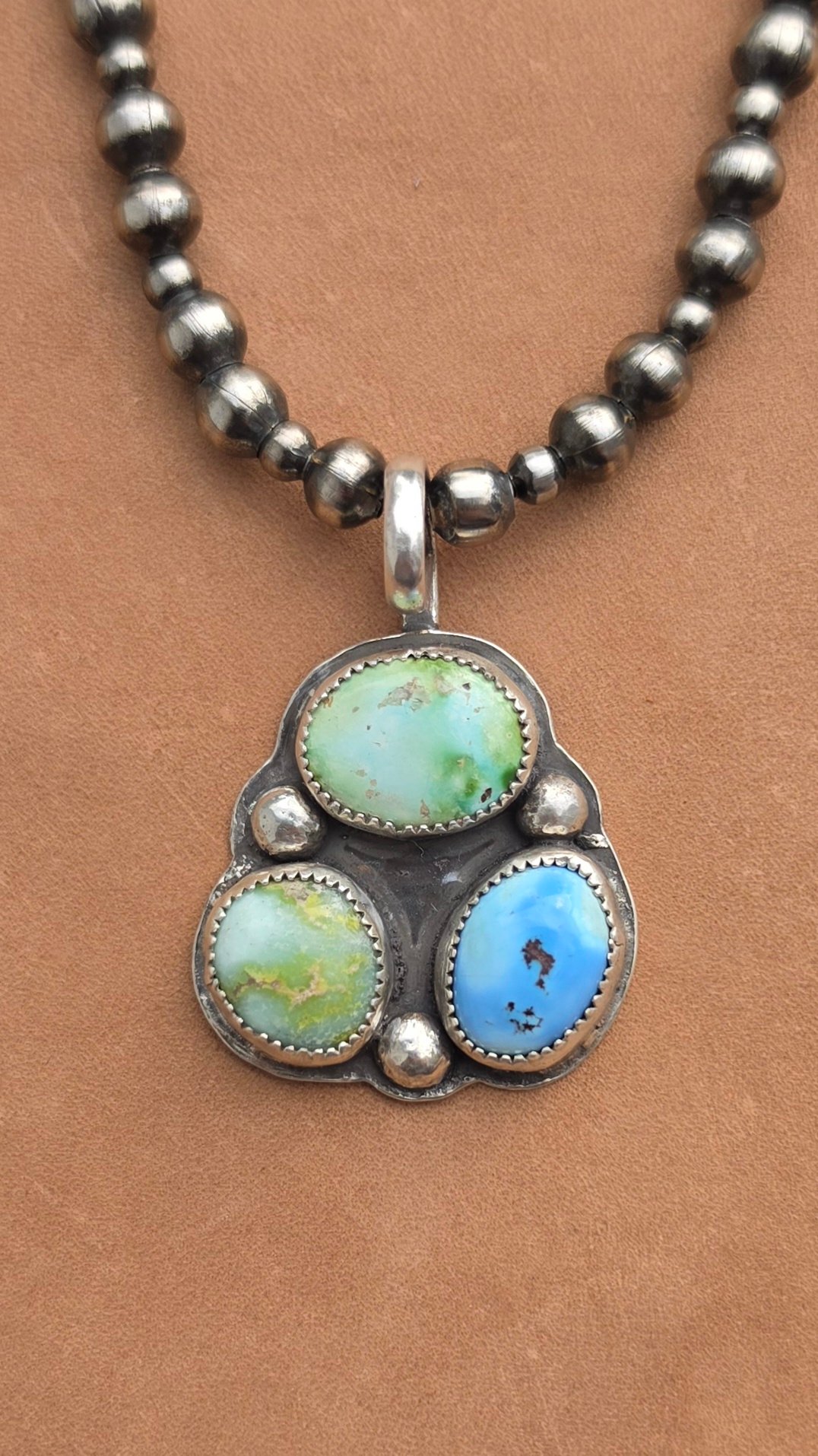 Three mixed Stone Pendent