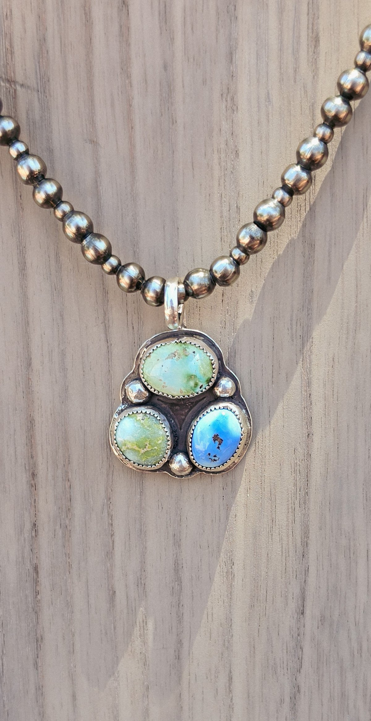 Three mixed Stone Pendent