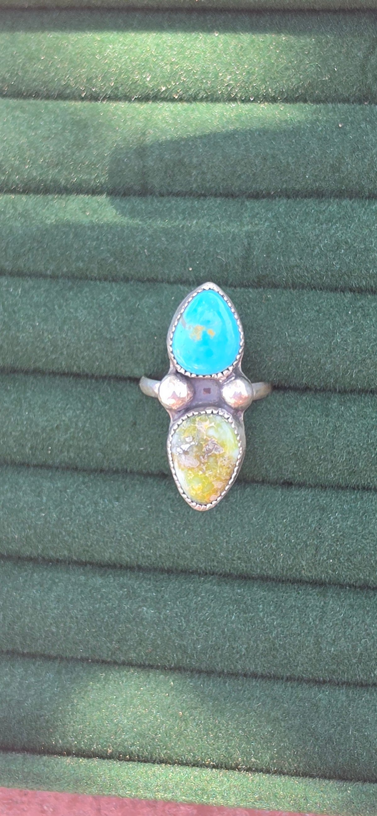 Palomino and Sonoran Turquoise Ring