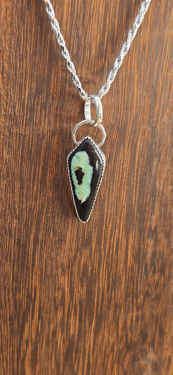 San pedro Variscite Pendent