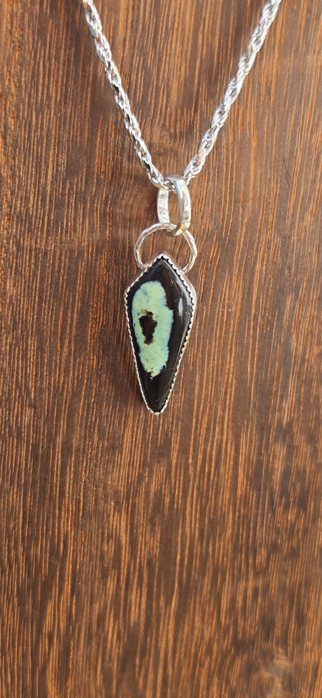 San pedro Variscite Pendent