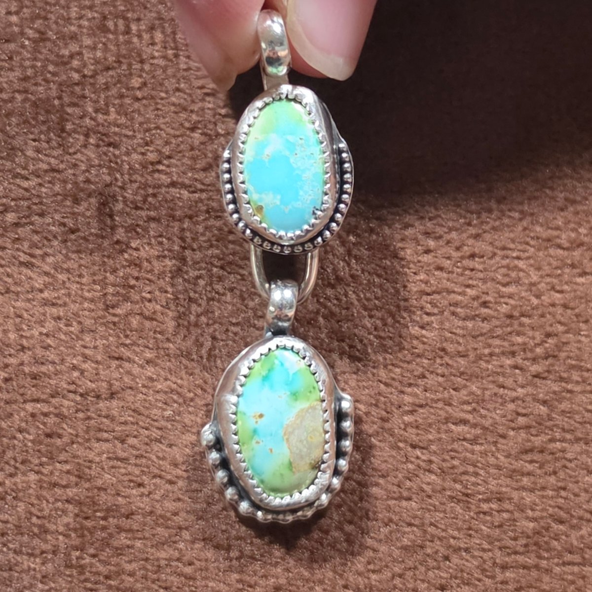 Two stone pendent