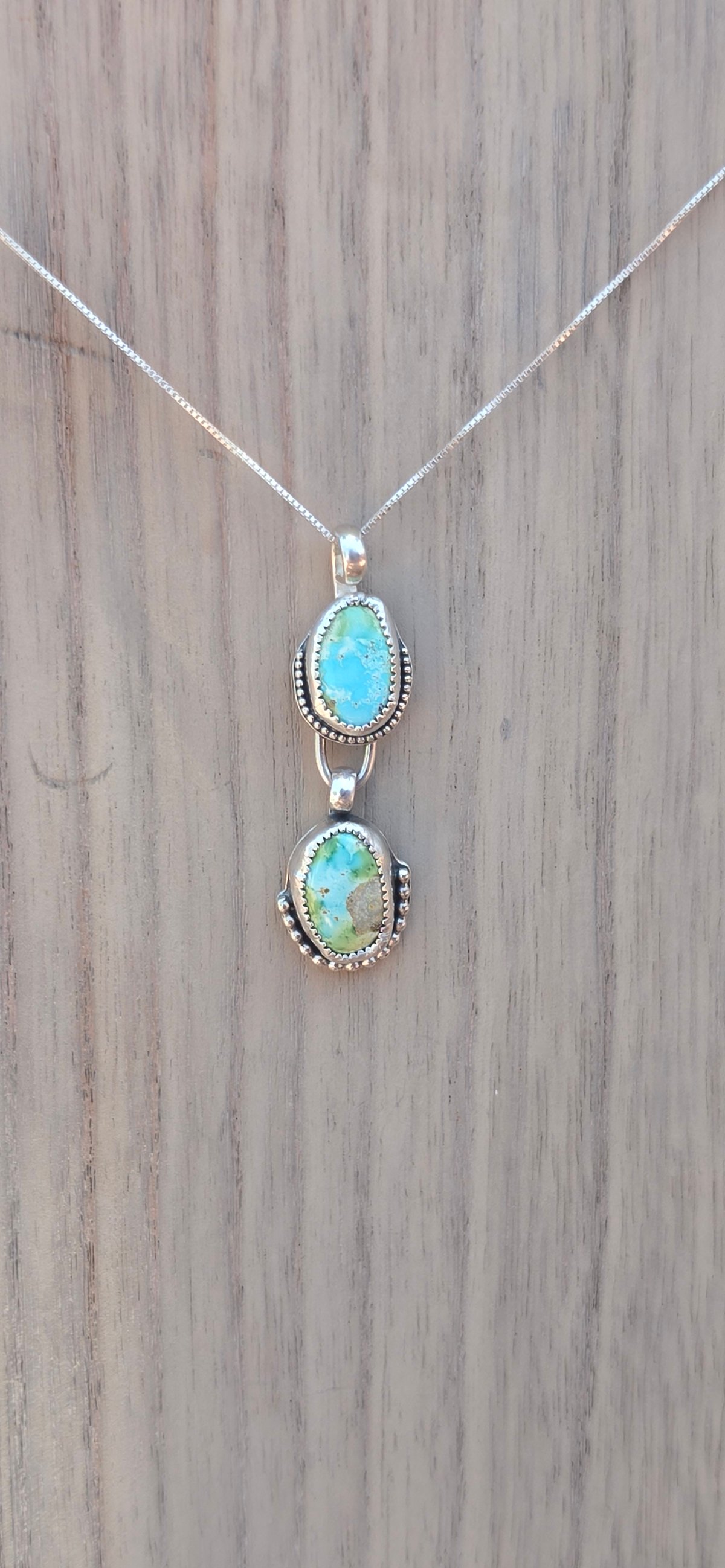 Two stone pendent