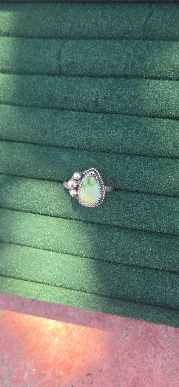Green Sonoran Turquoise Ring