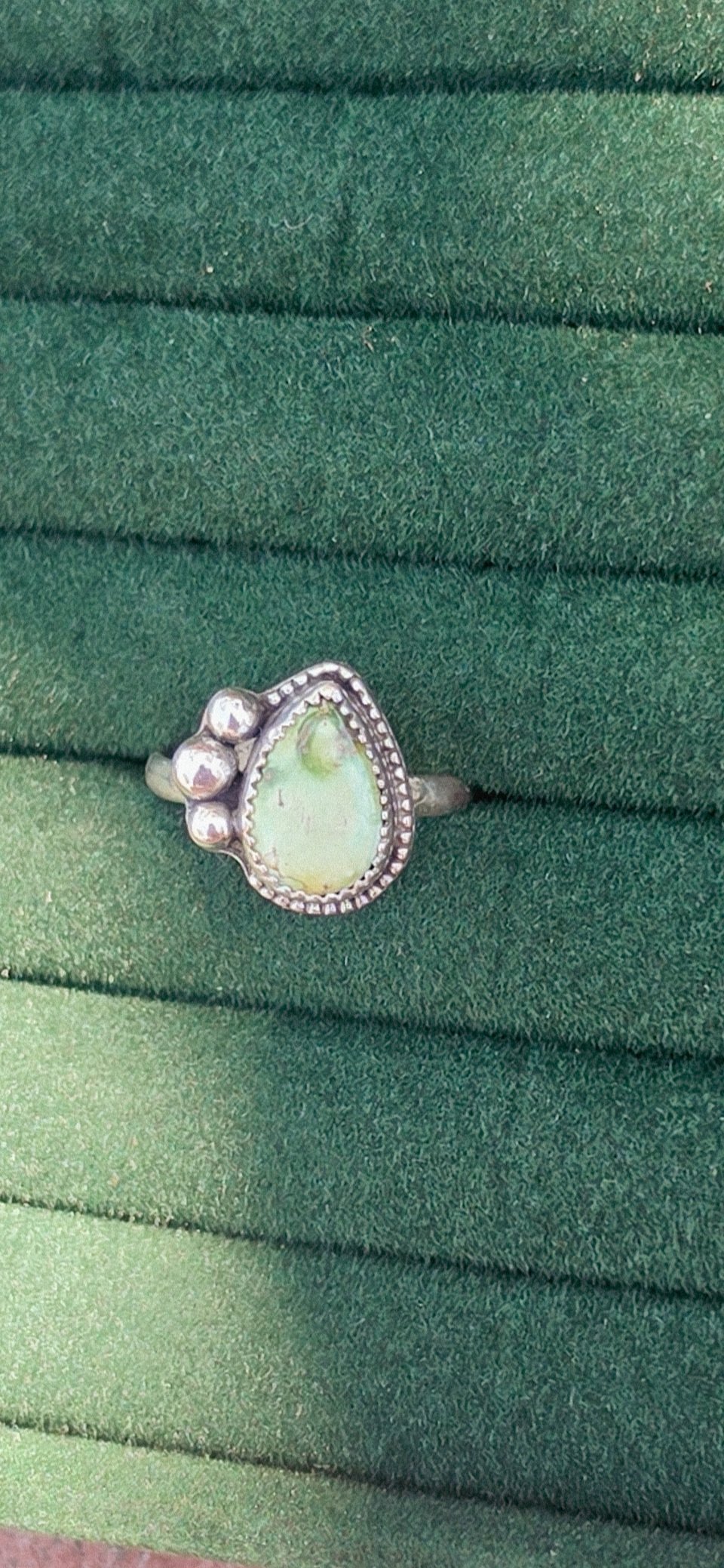 Green Sonoran Turquoise Ring