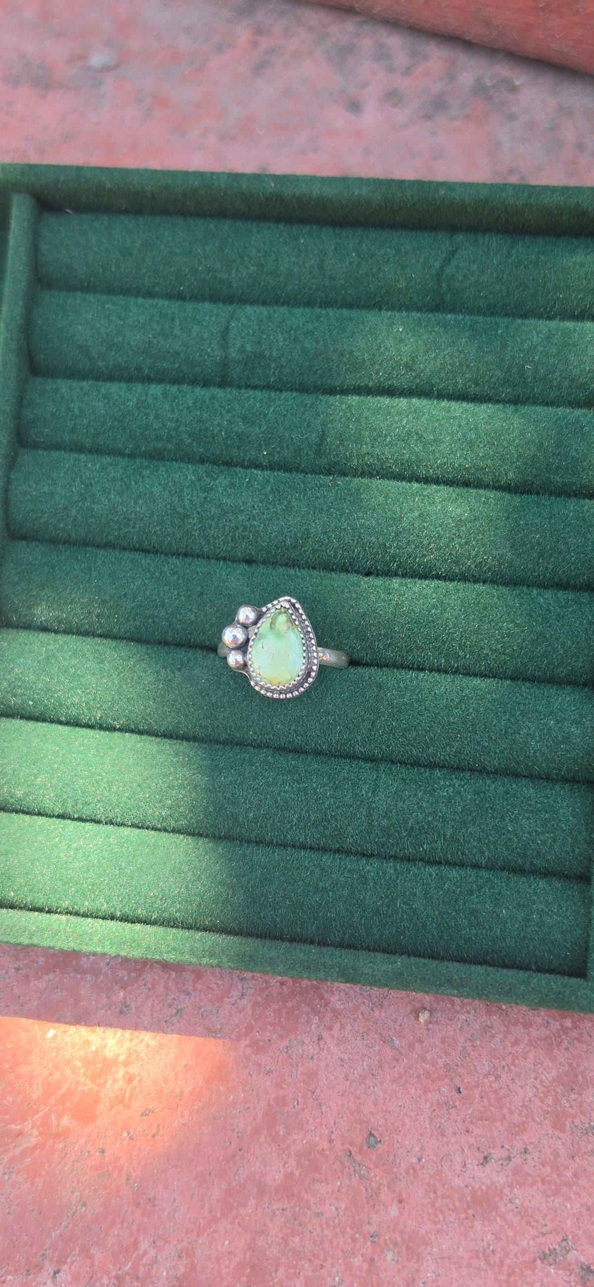 Green Sonoran Turquoise Ring